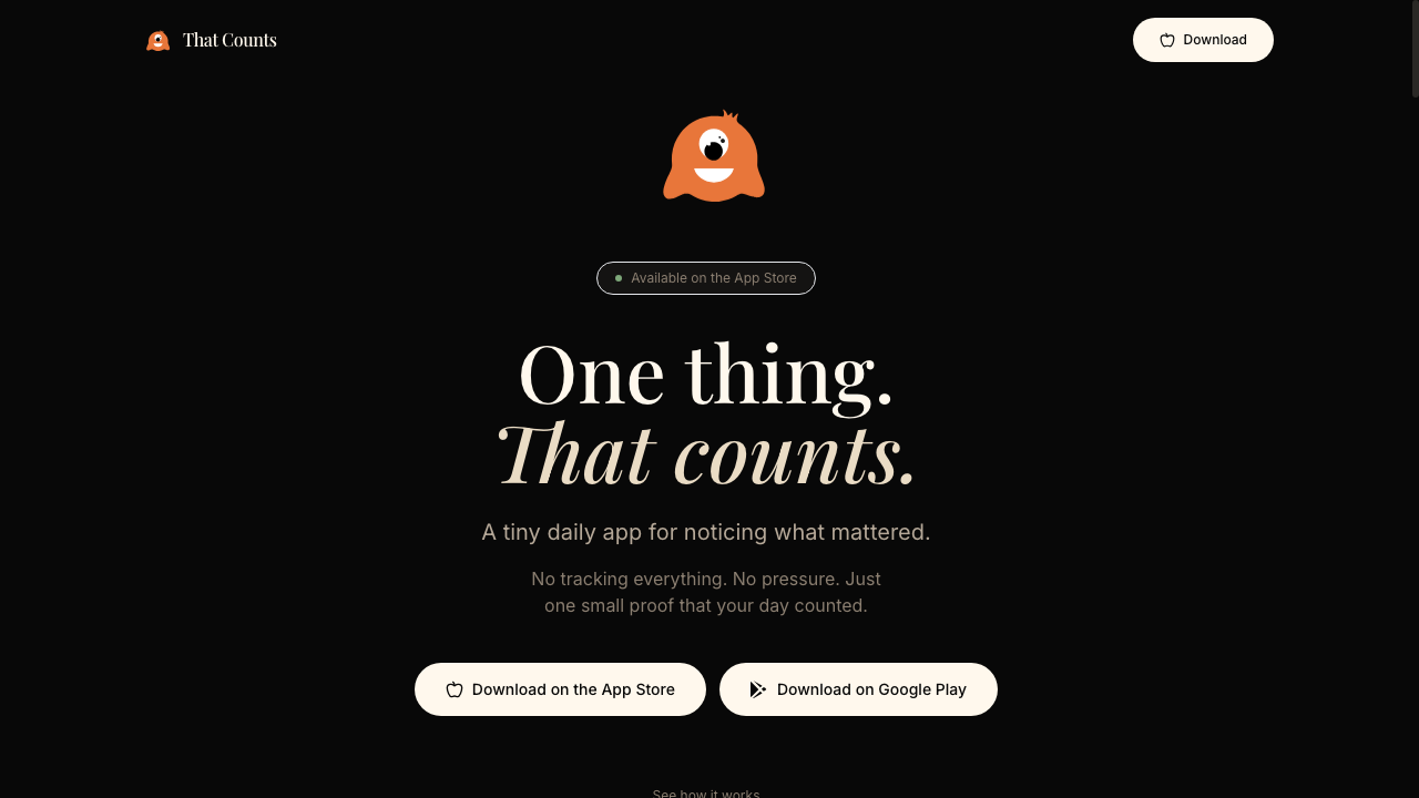 That Counts Today website preview
